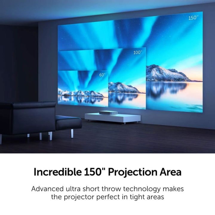 VAVA 4K Laser TV VA-LT002 4K UHD Laser Android Smart TV Home Theater Ultra Short Throw Projector with 6000 Lumens, Home Entertainment Projector - Image 4