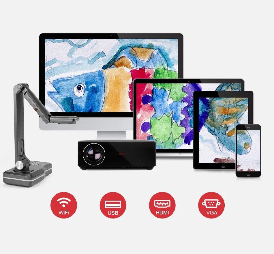 Original Joyusing V500W Wireless Visualizer 8.0MP - Image 3