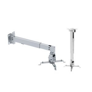 Brateck PRB-2G Universal Projector Adjustable Ceiling / Wall Mount Stable Bracket Flex for Projector up to 15kg