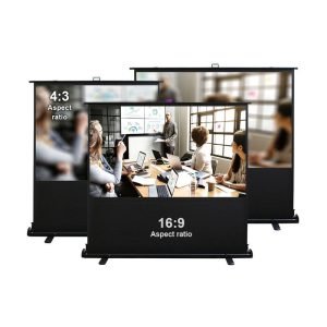 Dopah Portable Floor Pull Up Projection Screen, Floor Stand Screen
