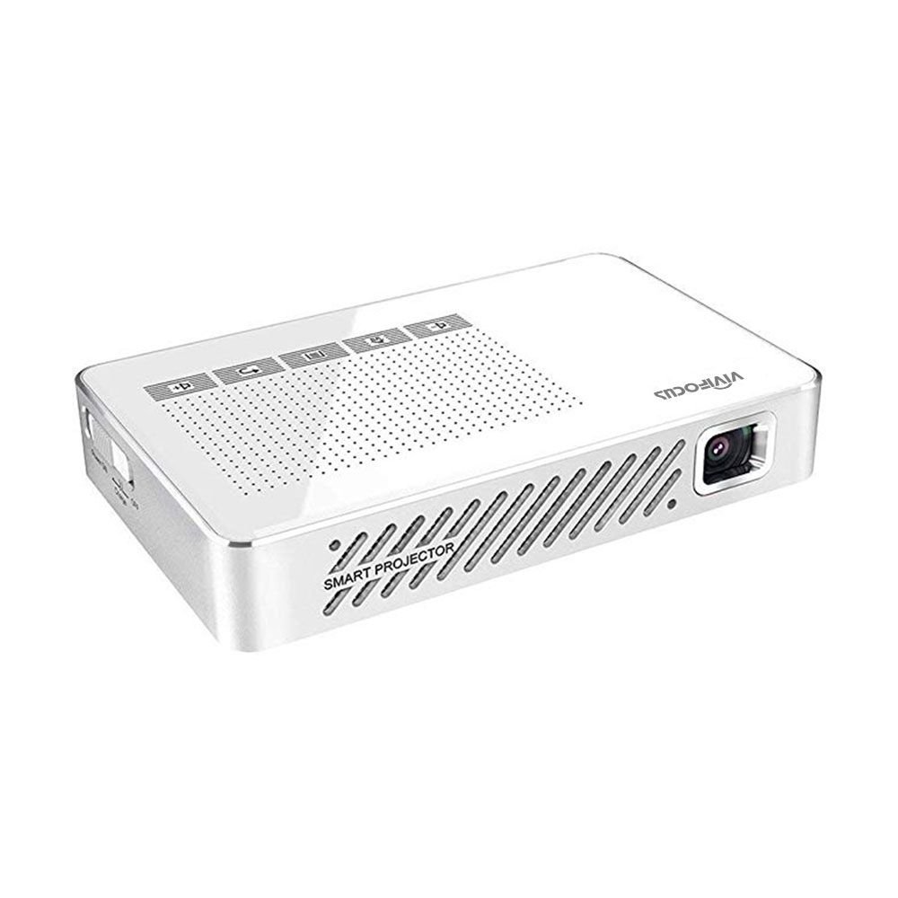 ViviFocus VS6 Mini Portable Built in Wireless/WIFI, Bluetooth, Android Smart Projector (With Built-In Battery)