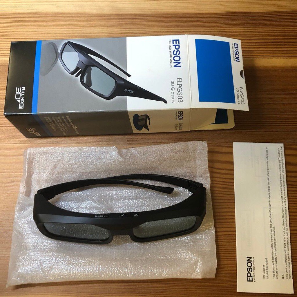 Original Epson Bluetooth 3D Active Glasses ELPGS03 For Projector Epson ELPGS03 3D Glass - Image 2
