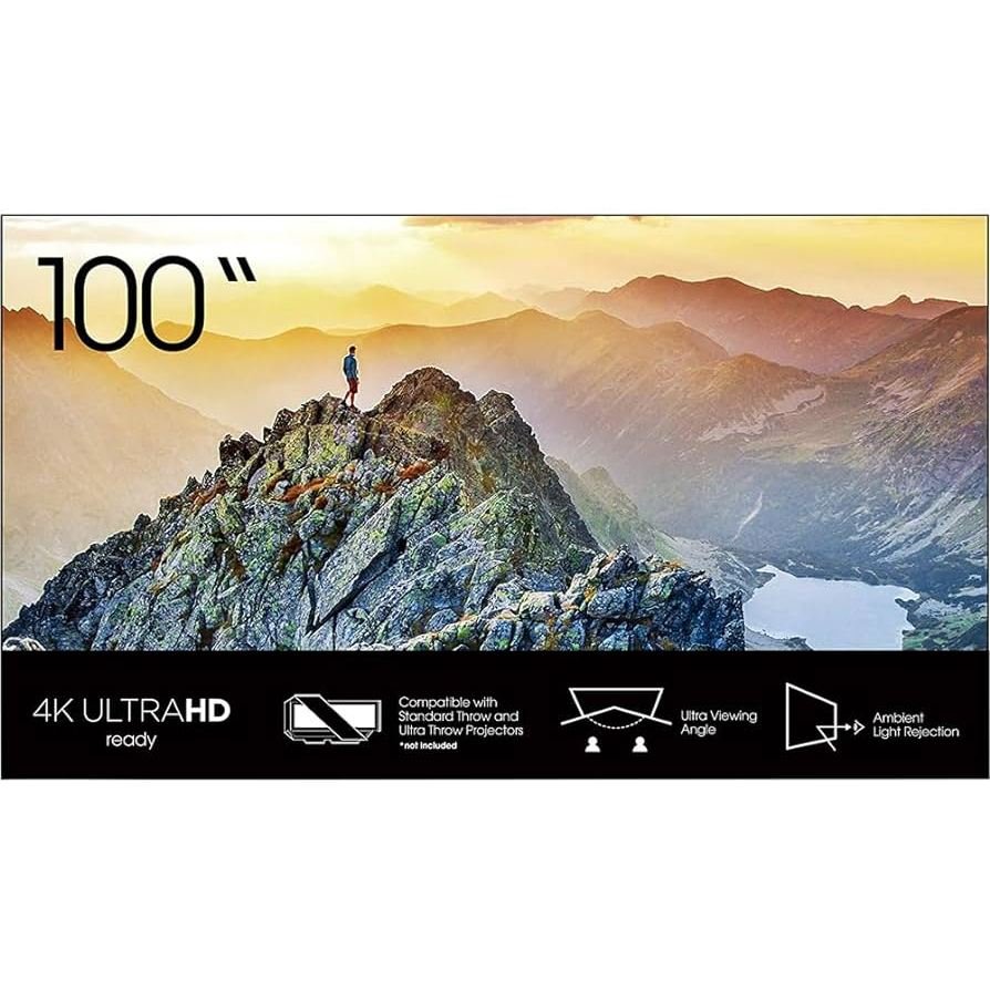 Hisense F100W Fresne l ALR Hard Fixed Frame Screen | ALR Screen | Home Theater Screen | Projector Screen | Cinema Screen - Image 5