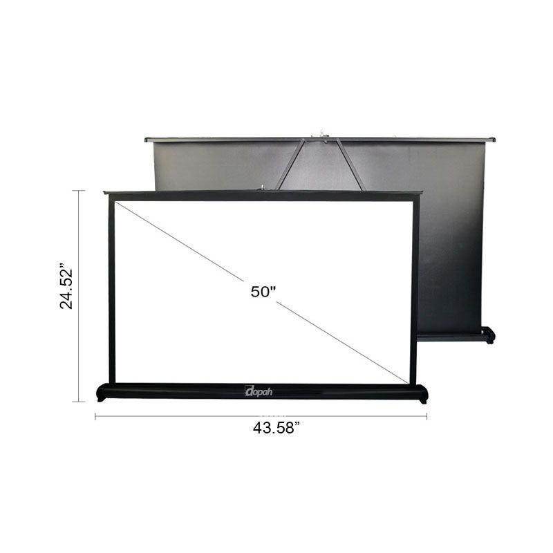 Dopah 50” Portable Table Top Projection Screen - Image 4