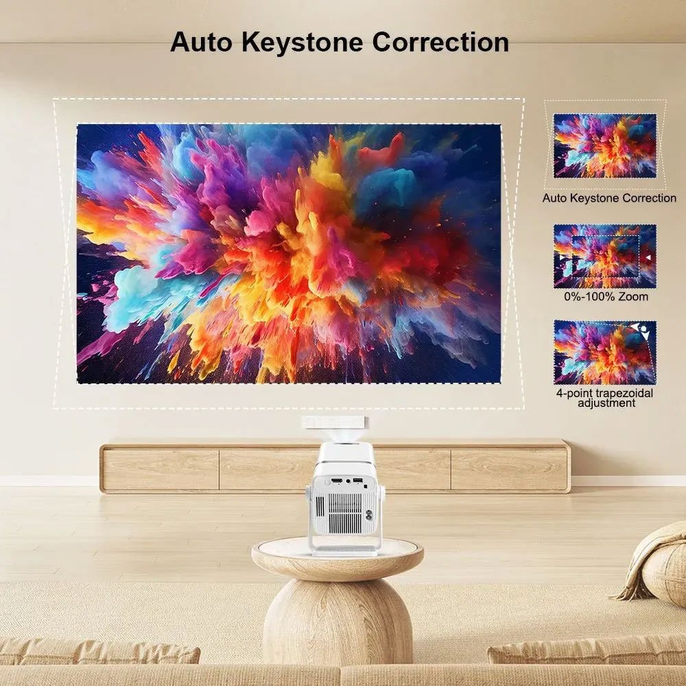 HTPNEO A86 Android Smart Wireless Projector - Image 5
