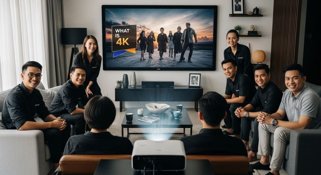 4K projector home