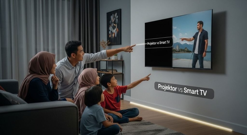projektor vs smart tv