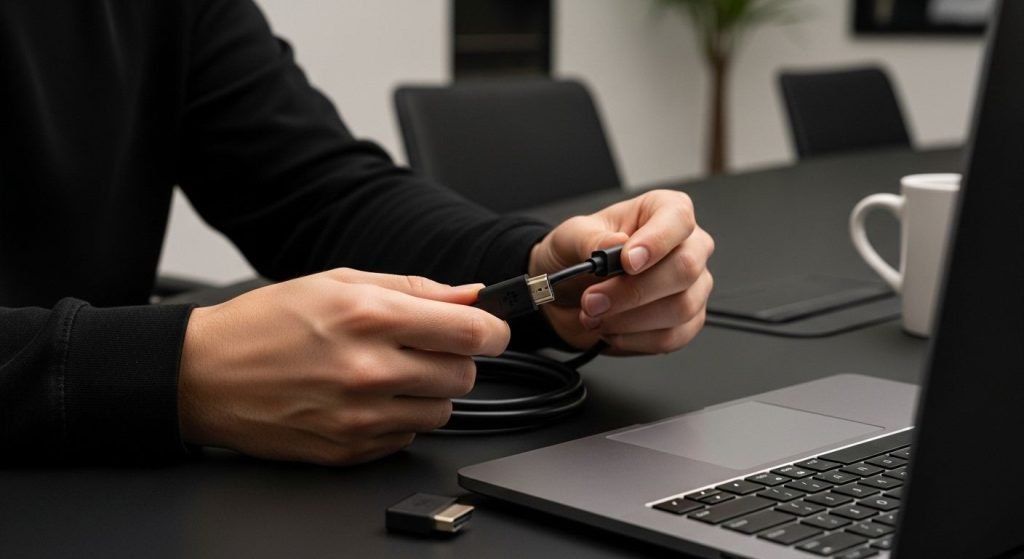 setup projektor HDMI