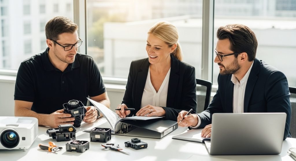 projector replacement parts, maintenance, collaboration