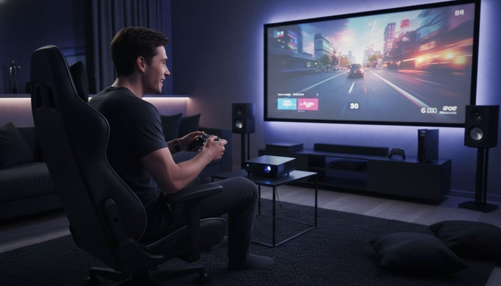 projektor gaming moden