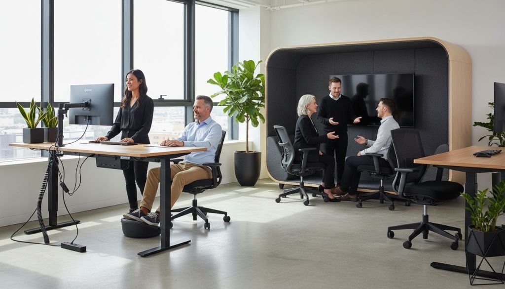 modern ergonomic office