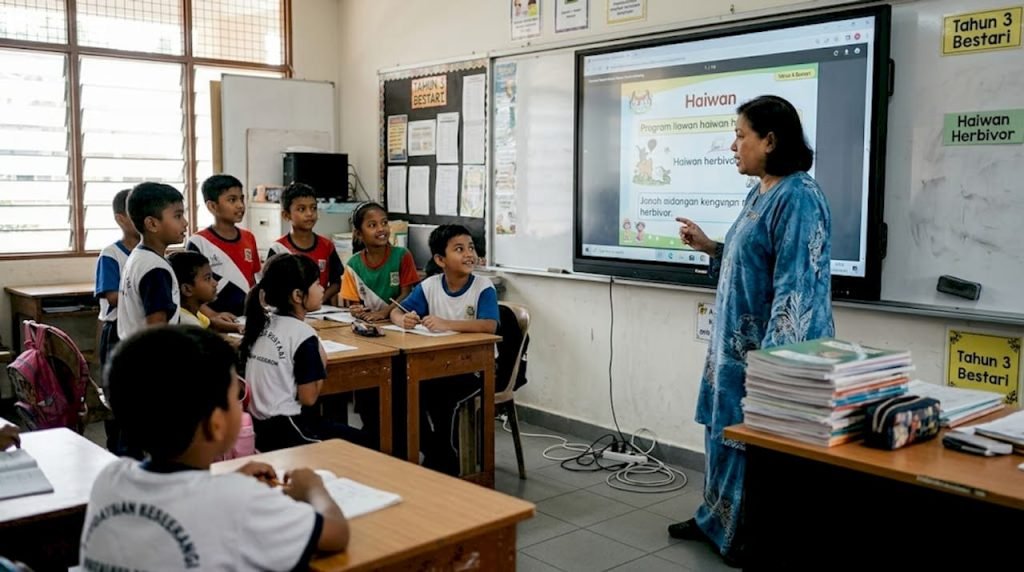 Cikgu-cikgu di sekolah kini sering memanfaatkan papan interaktif untuk menjadikan pembelajaran di dalam kelas lebih menarik dan mudah difahami oleh pelajar.
